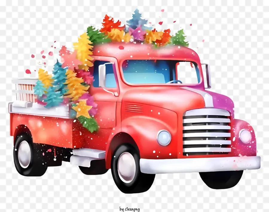 Santa Claus，Camioneta PNG