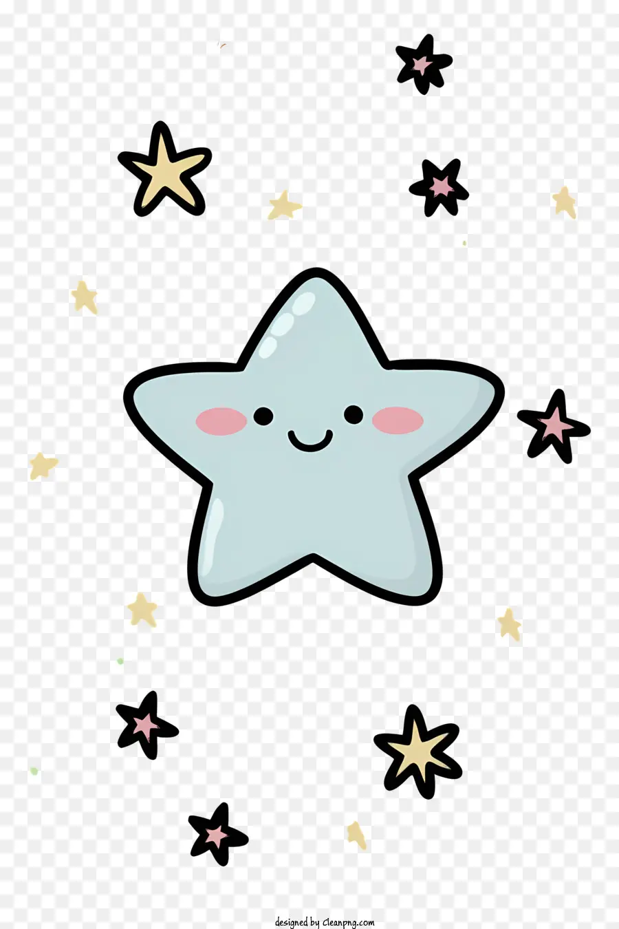 De Dibujos Animados De Estrellas PNG - De Dibujos Animados De Estrellas  Sonriendo Estrellas Estrella Flotante ilustración transparente