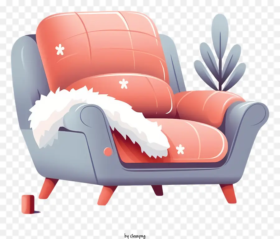 Cómodo Sillón Reclinable，Sillón Rojo PNG