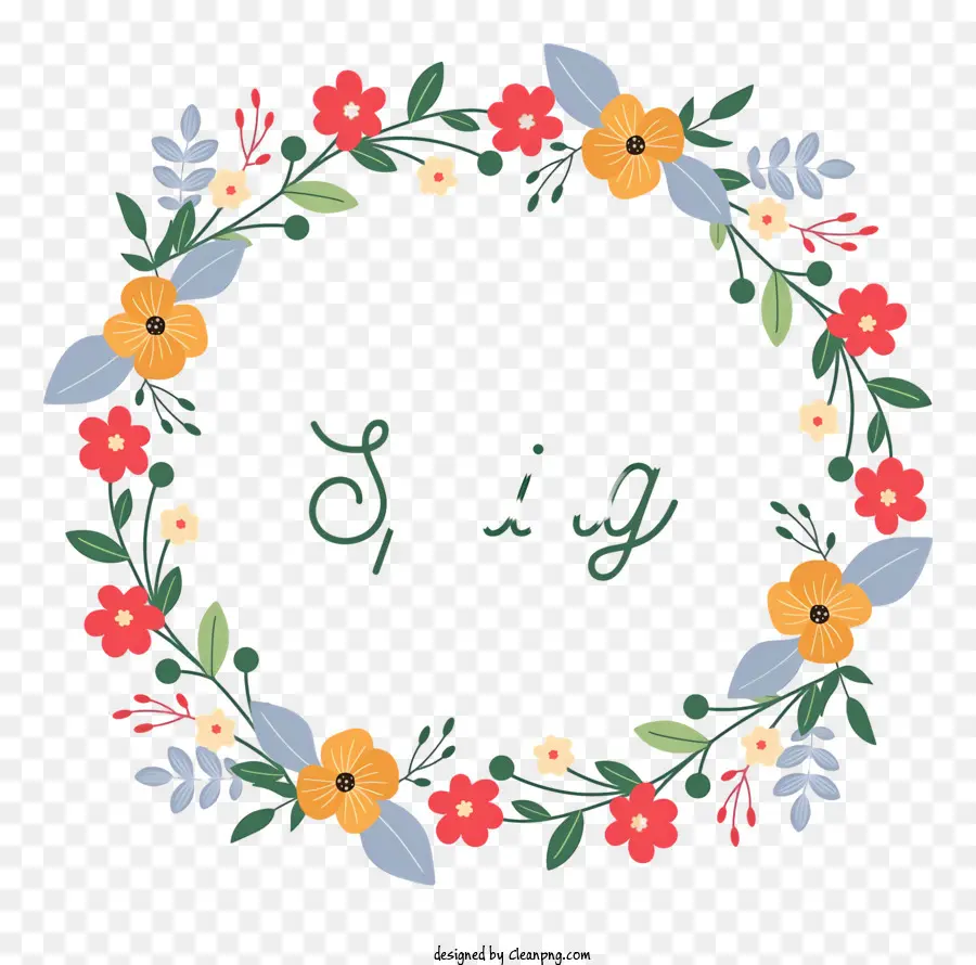 Floral Corona，Diseño De Logotipo PNG