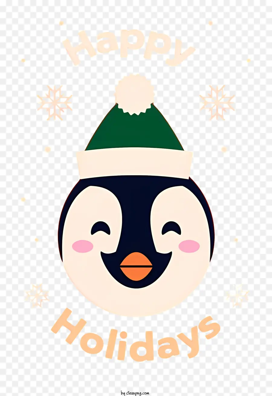 Lindo Pingüino，Sombrero De Santa PNG
