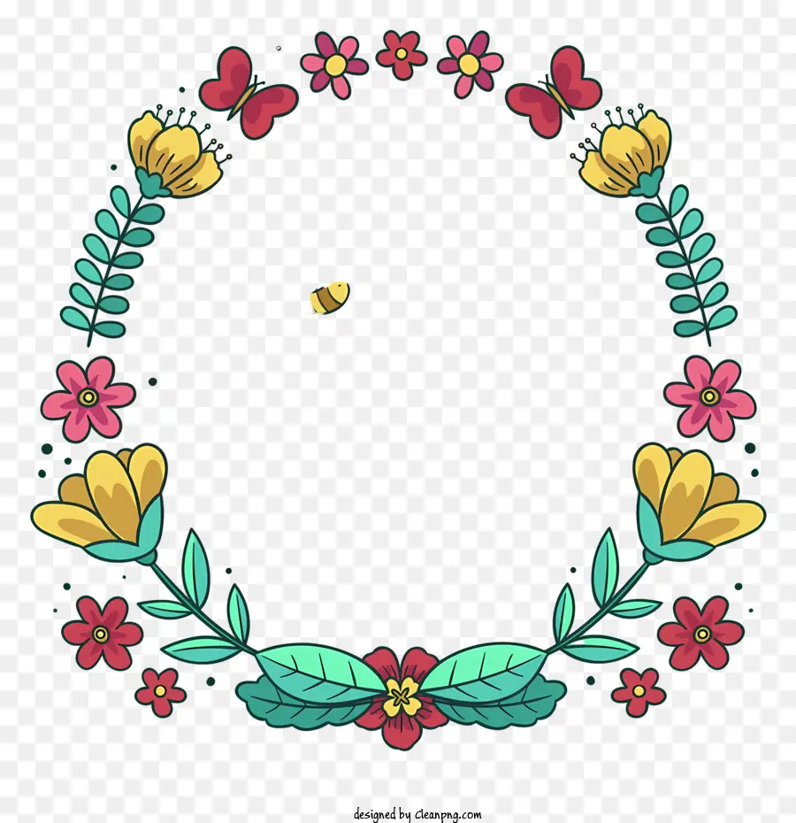 Floral Corona，Corona De Flores PNG