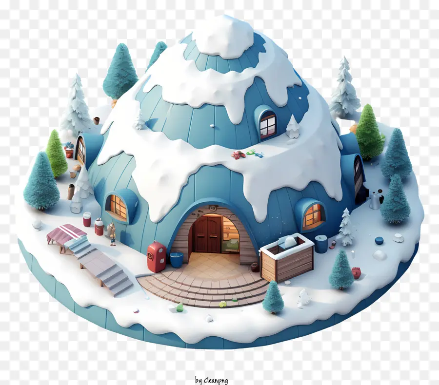 Casa De Nieve，Hogar De Invierno PNG