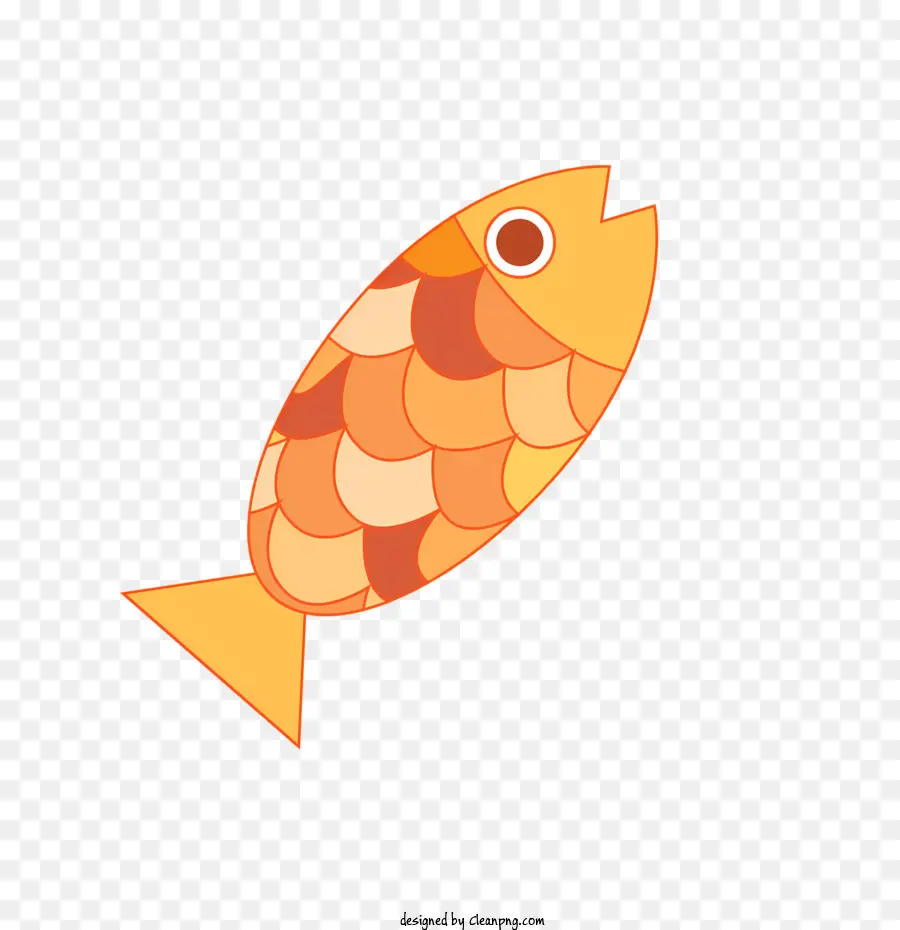 Dibujos Animados De Pescado，Pescado De Cuerpo Redondo PNG