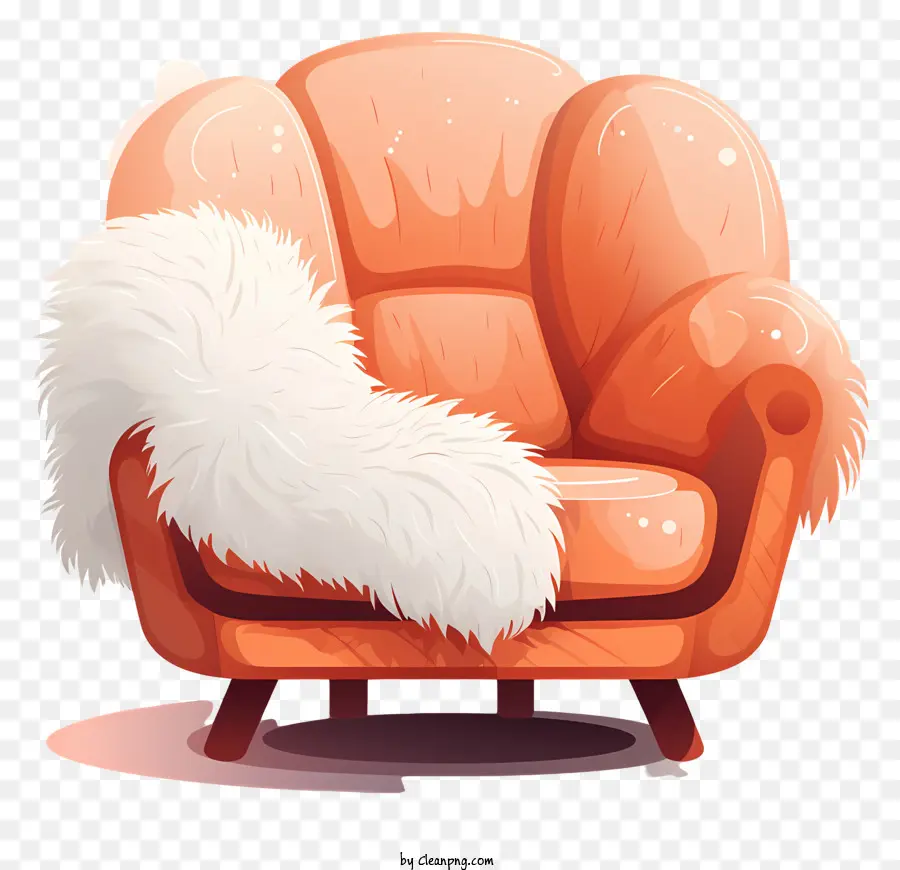 Sillón Naranja，Sillón PNG