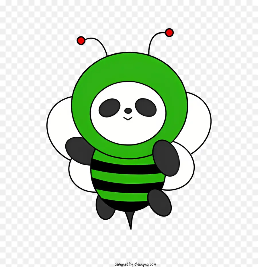 Oso Panda，Abeja Panda PNG