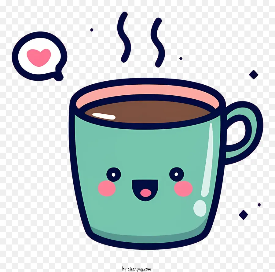 Taza De Dibujos Animados，Linda Taza PNG