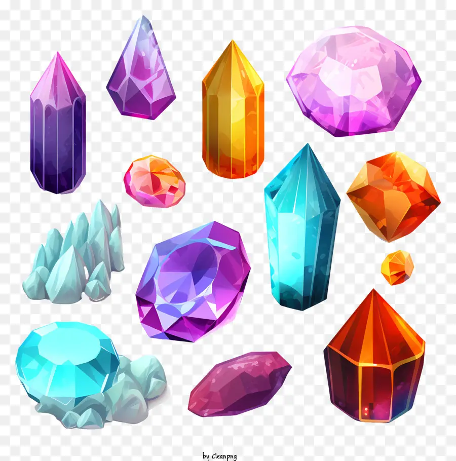 Cristales，Tipos De Cristales PNG