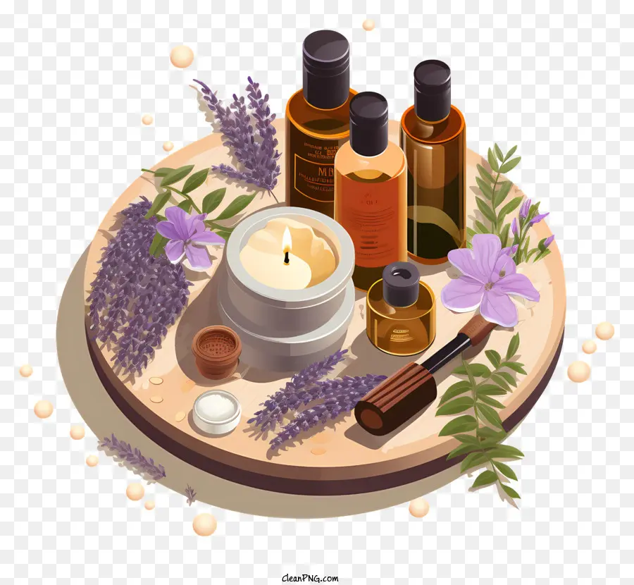 Productos De Spa，Conjunto De Aromaterapia PNG