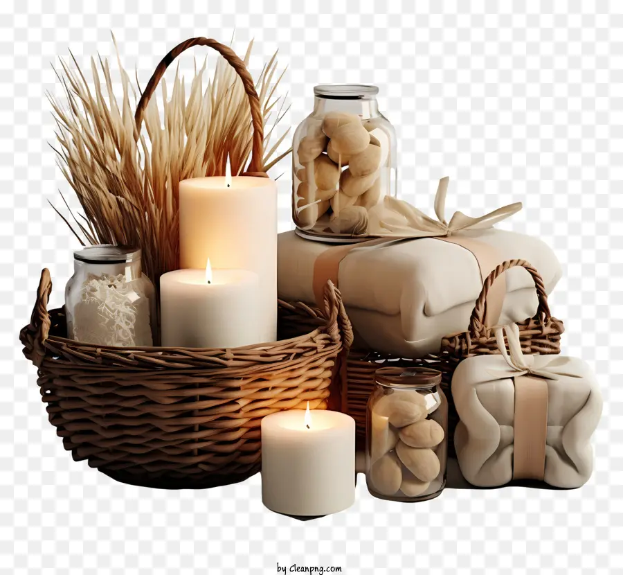 Cestas，Velas PNG