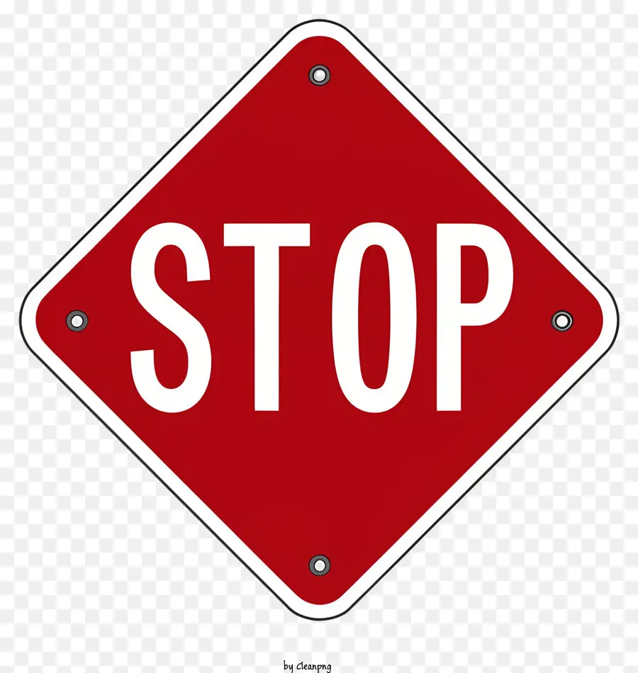 Señal De Stop，Rojo Y Blanco PNG