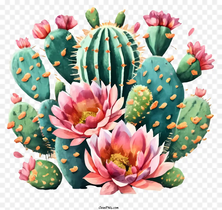 Cactus Rosas，Cactus PNG