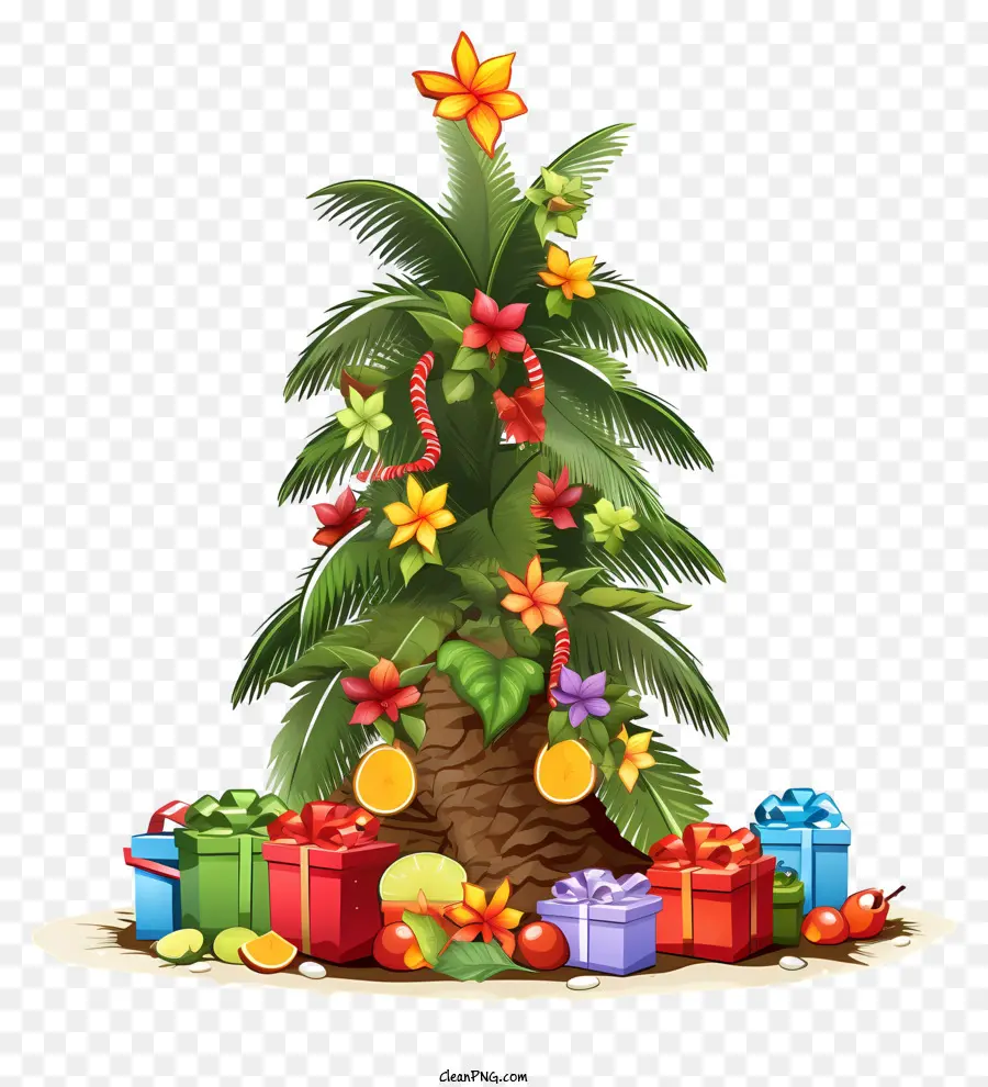 Palmera，Palmera Decorada PNG