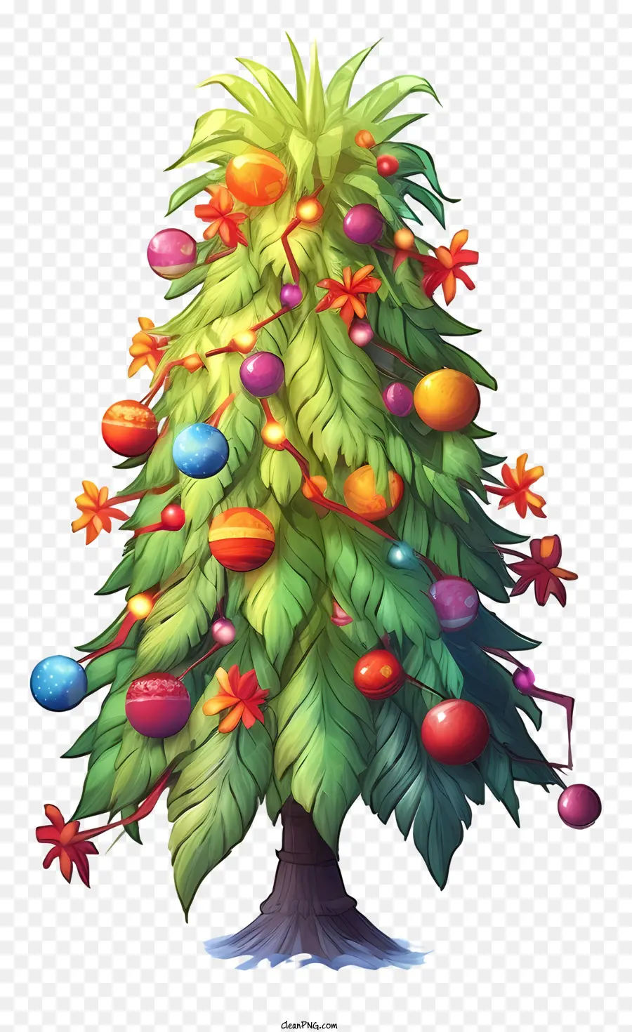 Adornos Del árbol De Navidad，árbol De Navidad Decoraciones PNG