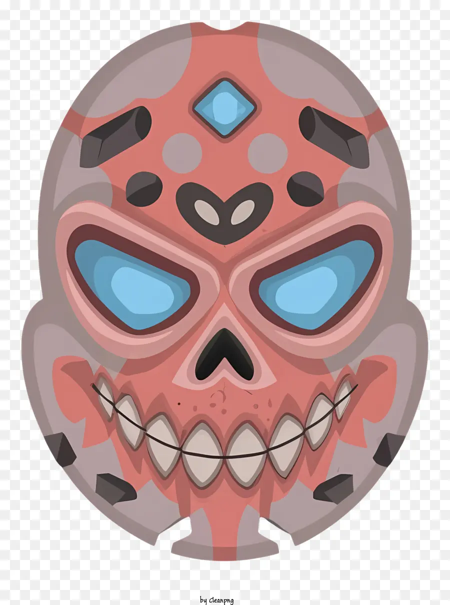 Cráneo，Máscara De Calavera PNG