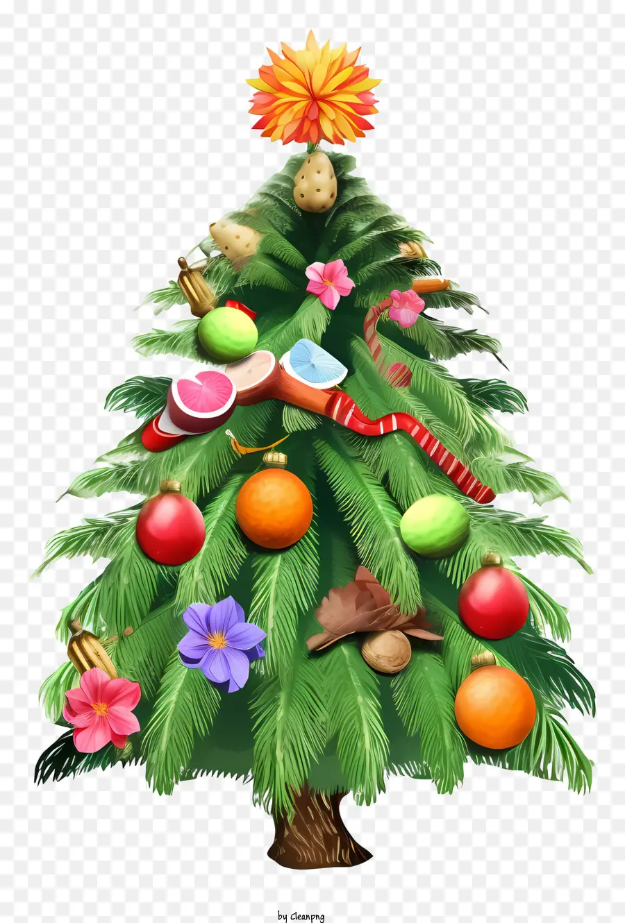 árbol De Navidad，Decoraciones PNG