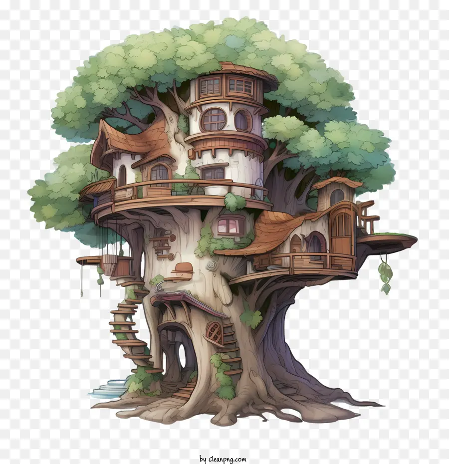 La Casa Del árbol，La Casa En El árbol PNG