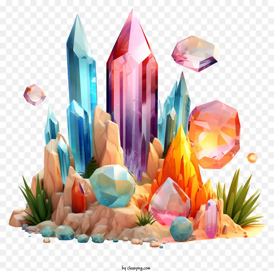 Cristales，Gemas PNG