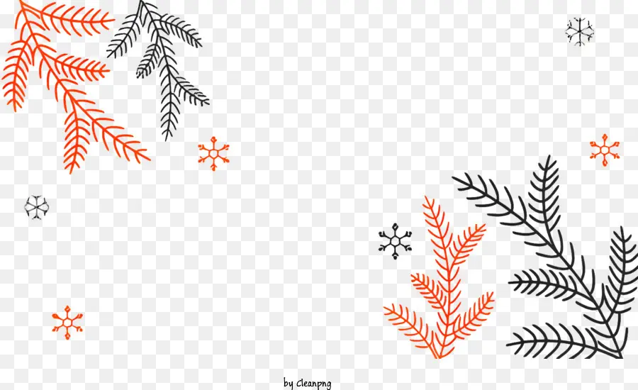 Paisaje De Invierno，Black Background PNG