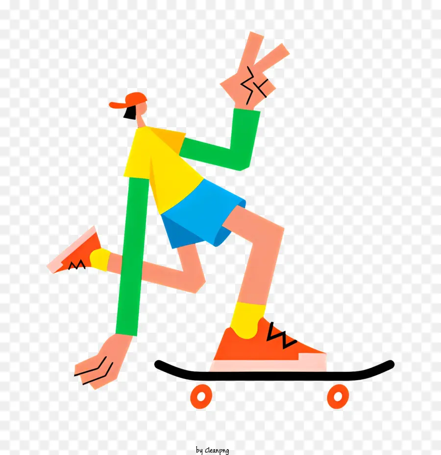 El Skate，Camisa Amarilla PNG