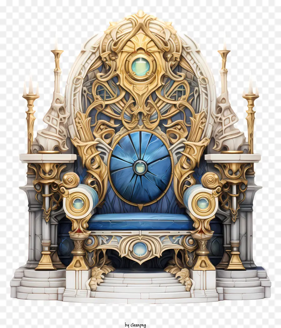 Trono，Detalle De Oro PNG