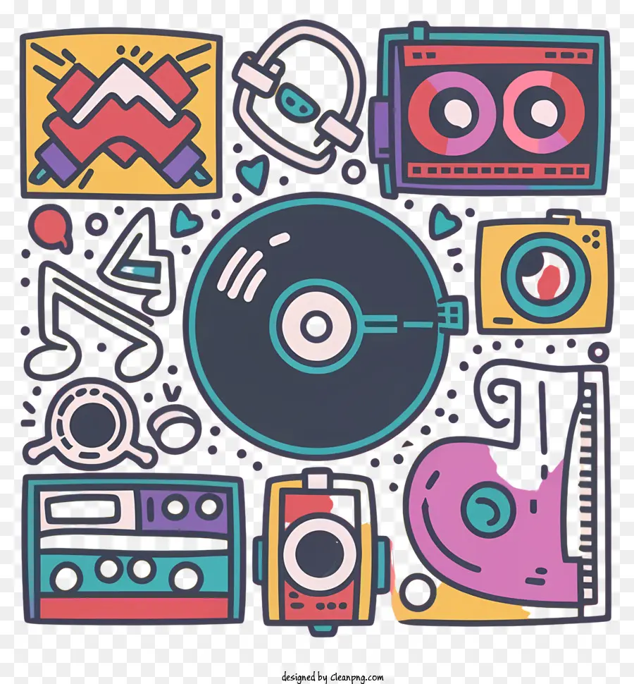 Diseño De Carteles，Artículos Musicales PNG