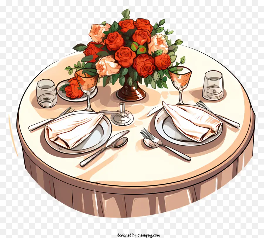 Cena De Mesa，Mantel Blanco PNG