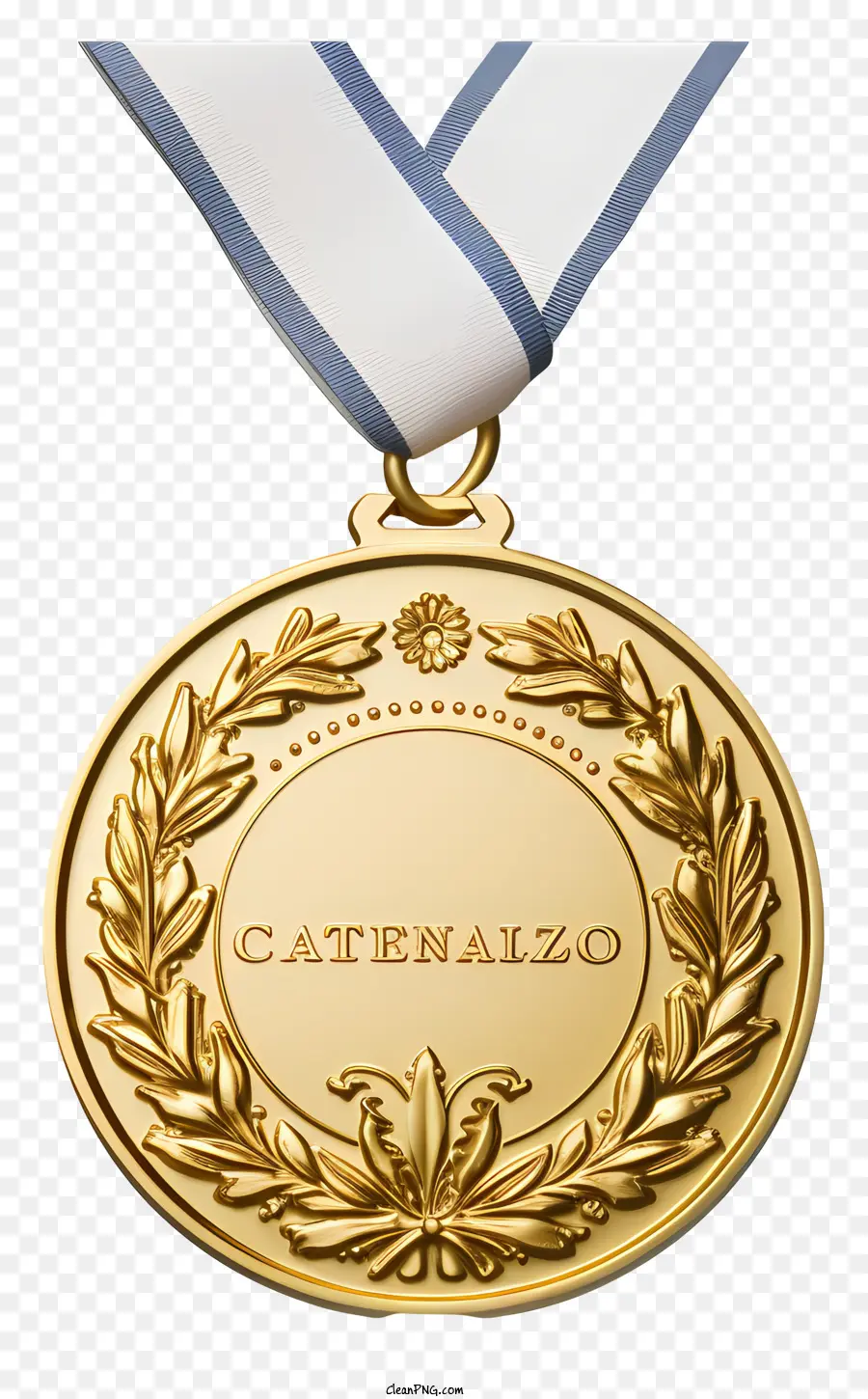 Medalla De Oro，La Cinta Azul PNG