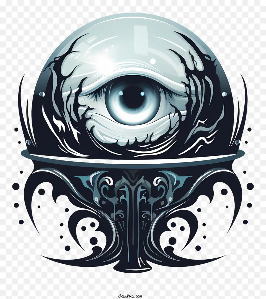 El Ojo Que Todo Lo Ve，Glass Ball PNG