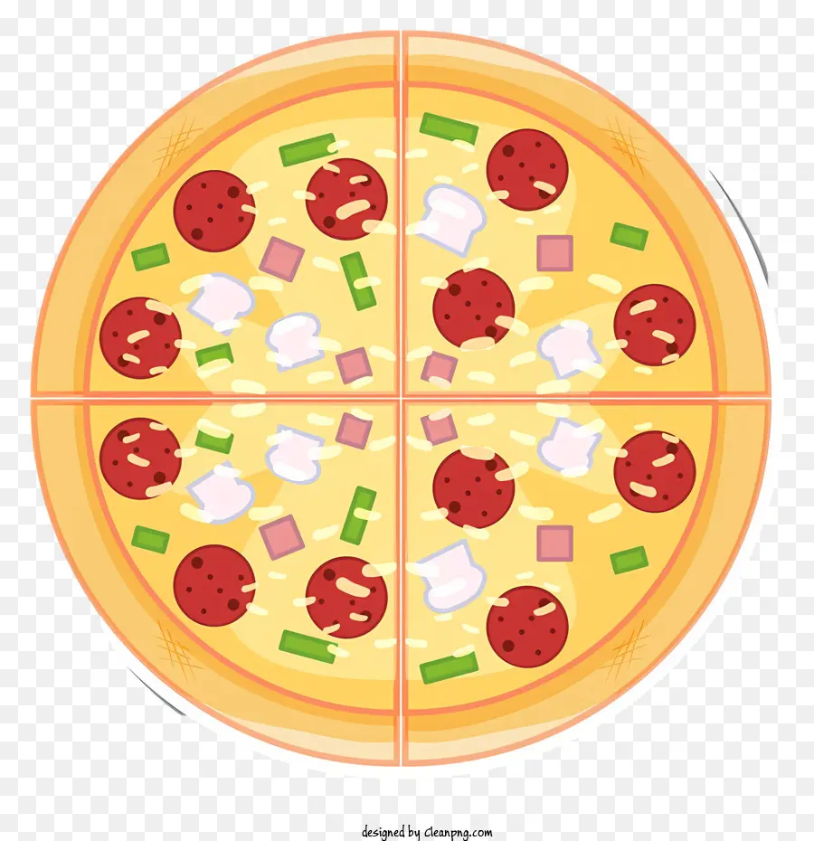 Pizza，Pepperoni PNG