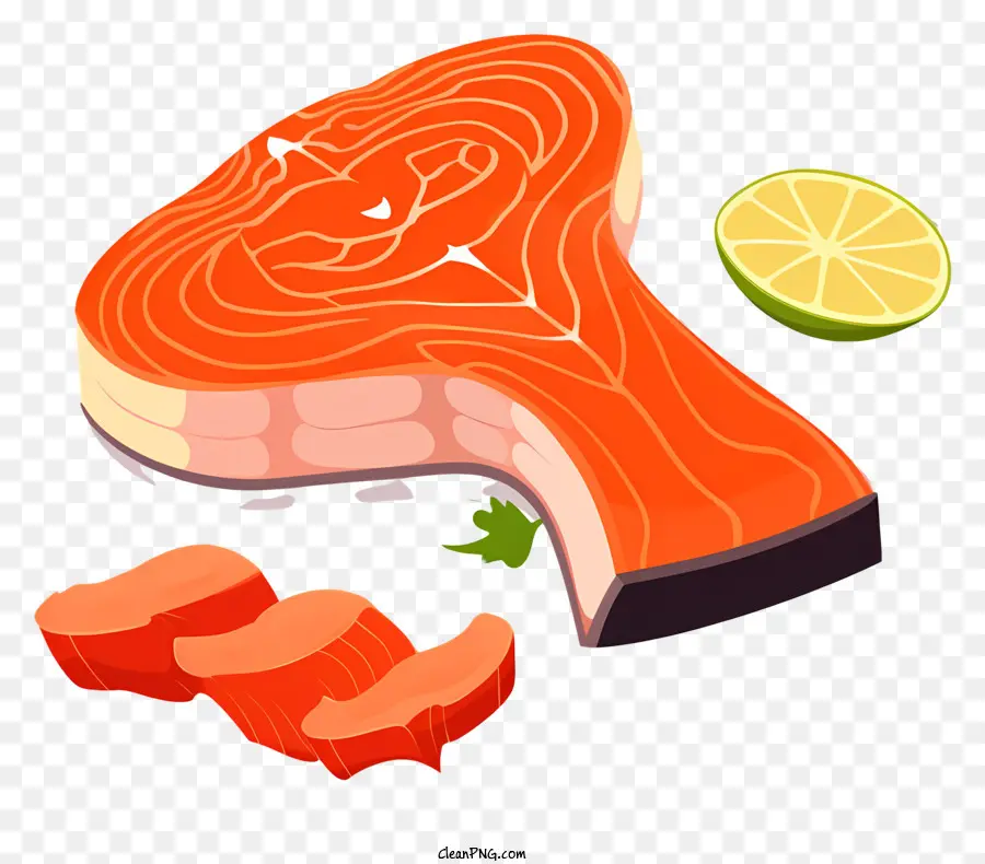 Salmón，Primer Plano PNG