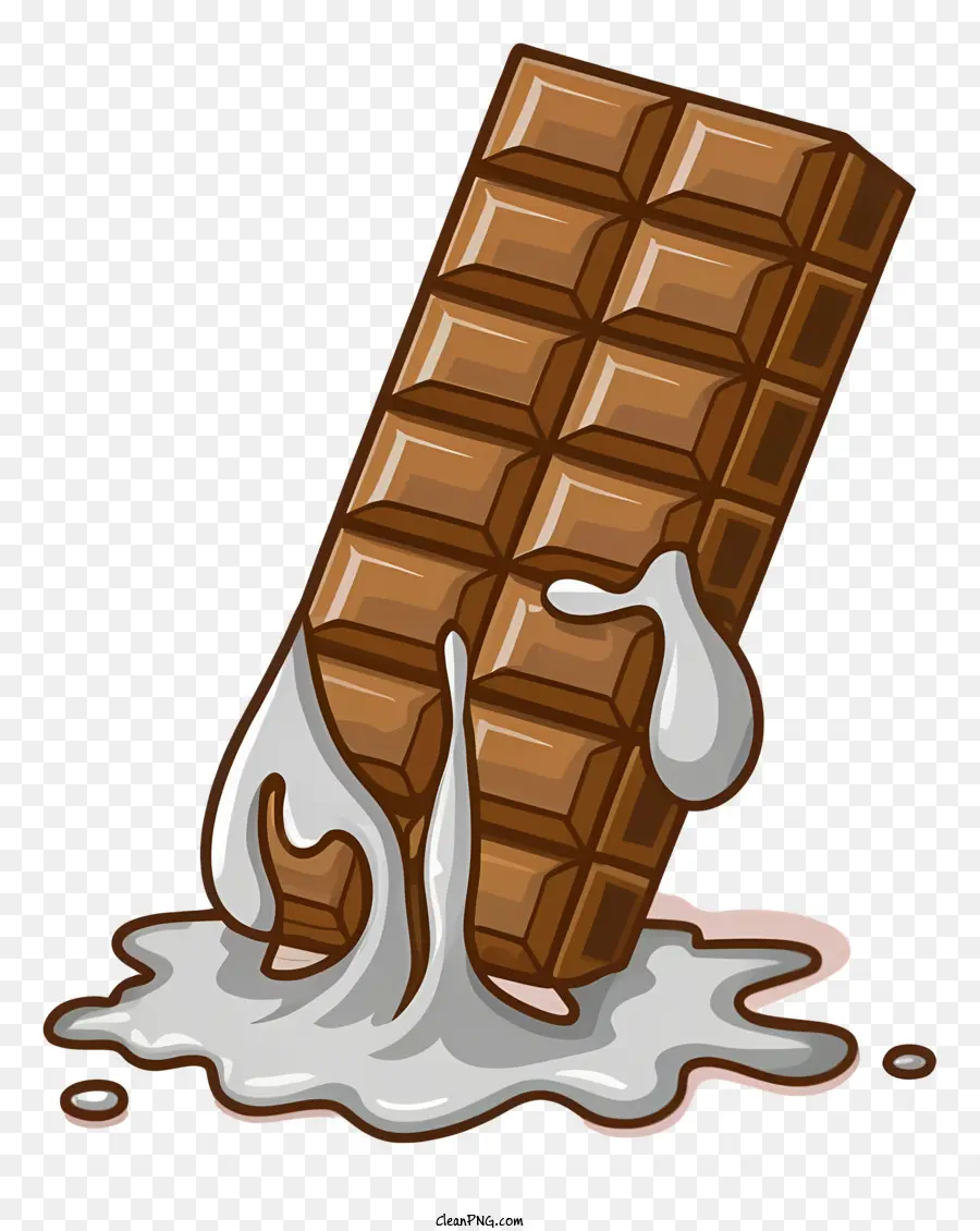 Barra De Chocolate，Gasado De Chocolate Blanco PNG