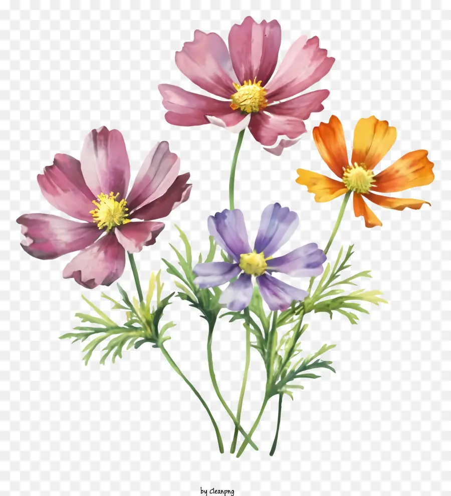 Pintura，Flores PNG