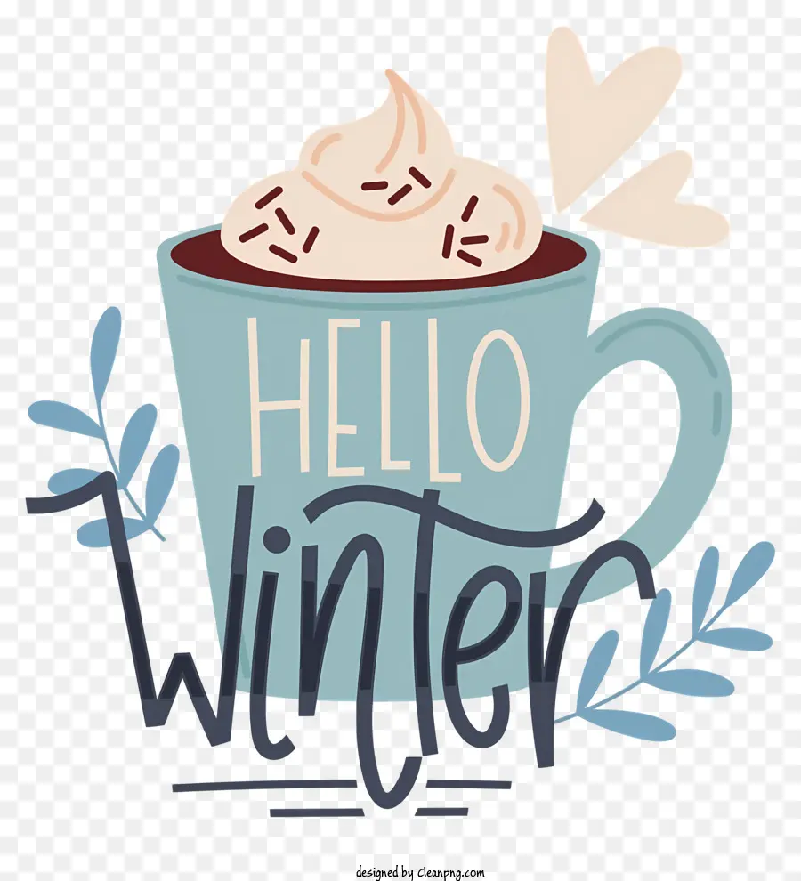 Taza De Cafe，Taza Hola Invierno PNG