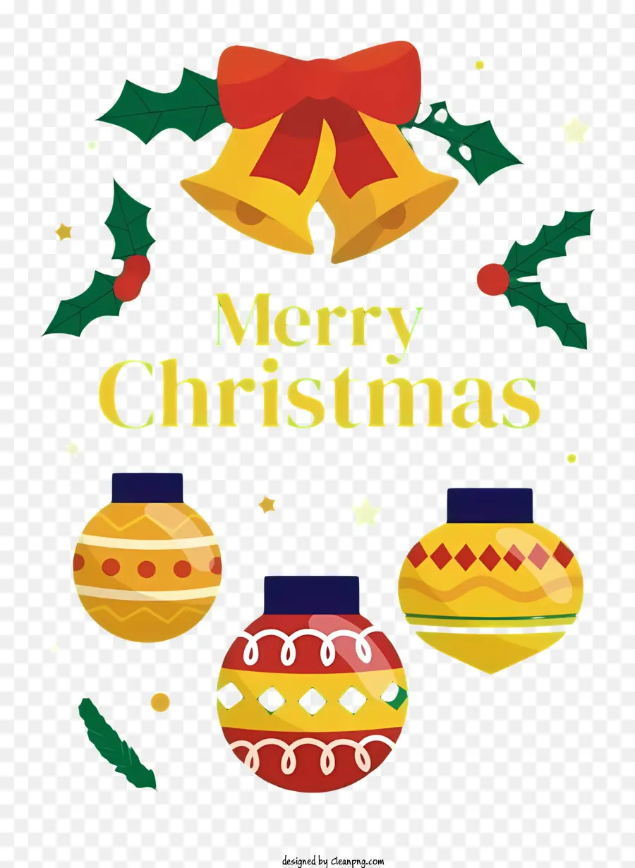 Las Decoraciones De Las Fiestas，Campanas De Navidad PNG