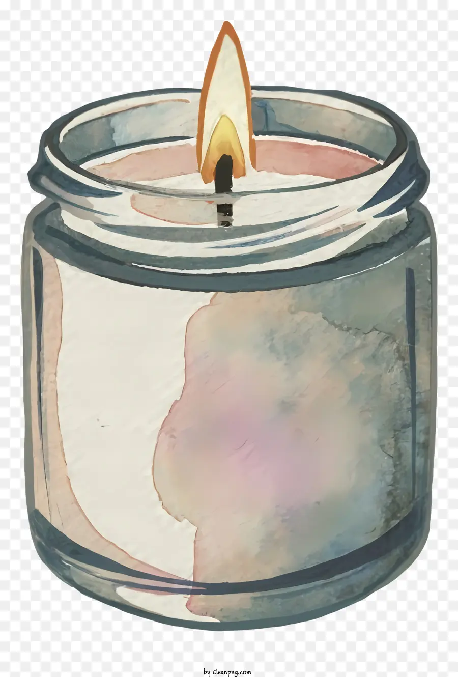 Vela En Vaso，Parpadeo PNG