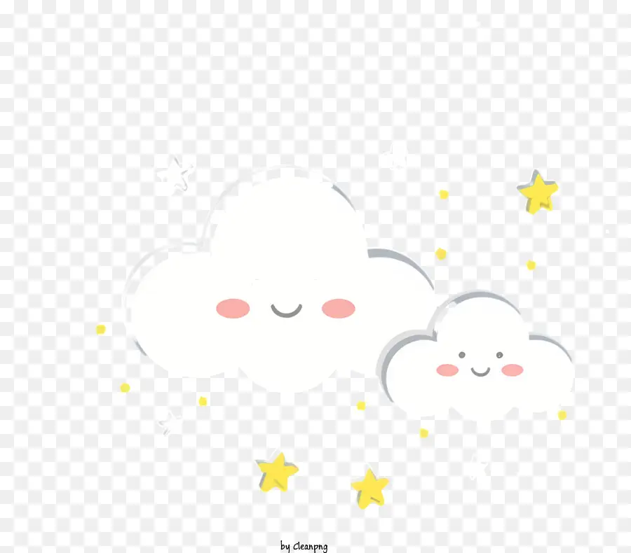 Lindo Nube，Nube Sonriente PNG