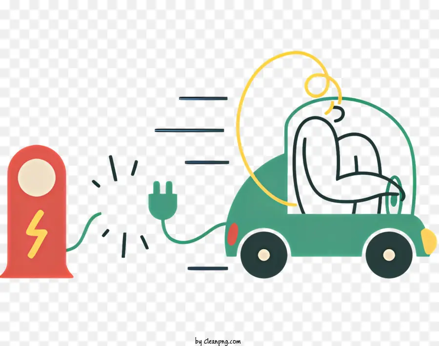 Coche Eléctrico，Coche De Complemento PNG