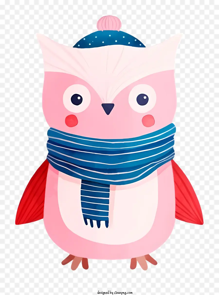 Pink Owl，Lindo Búho PNG