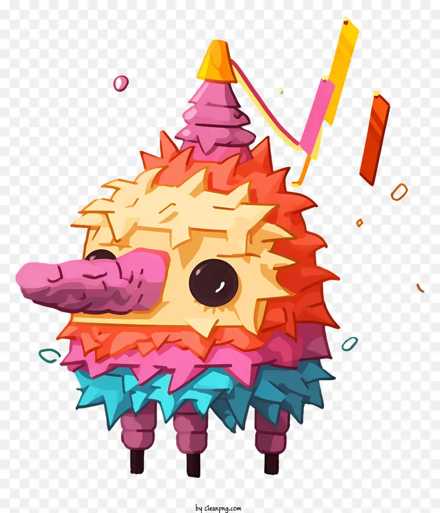 Personaje De Dibujos Animados，Sombrero De Fiesta PNG