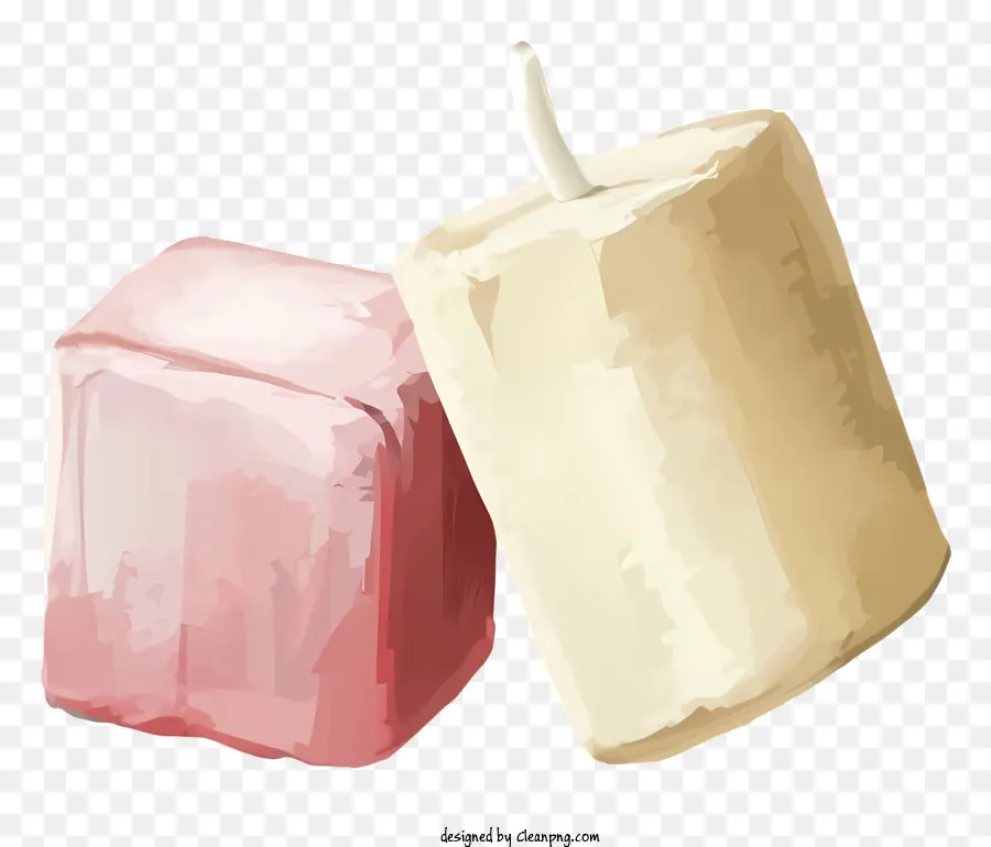 Dulces，De Color Rosa Y Blanco PNG