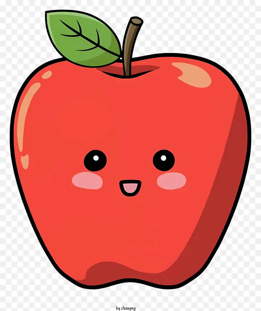 Manzana Roja，Sonriendo De Apple PNG