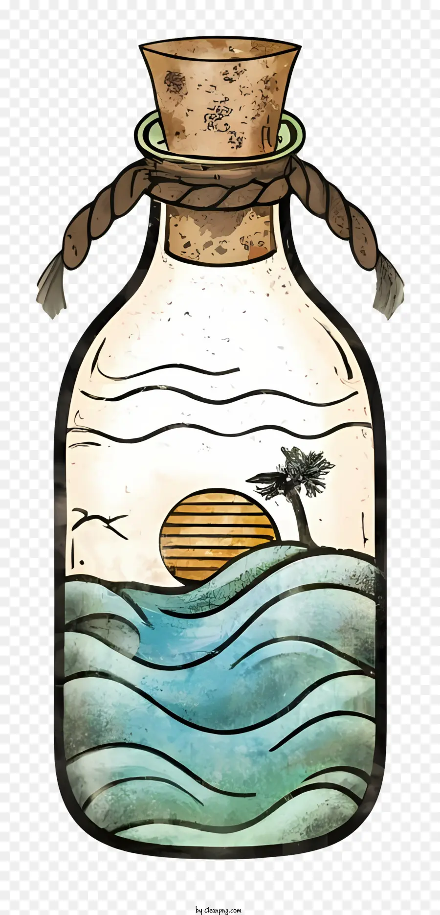 Botella De Agua，Llena De Agua PNG