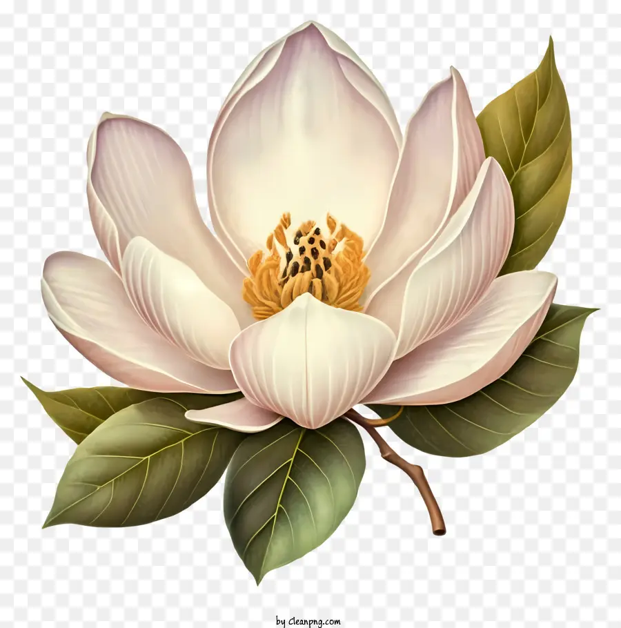 La Flor De La Magnolia，Pétalos De Rosa PNG