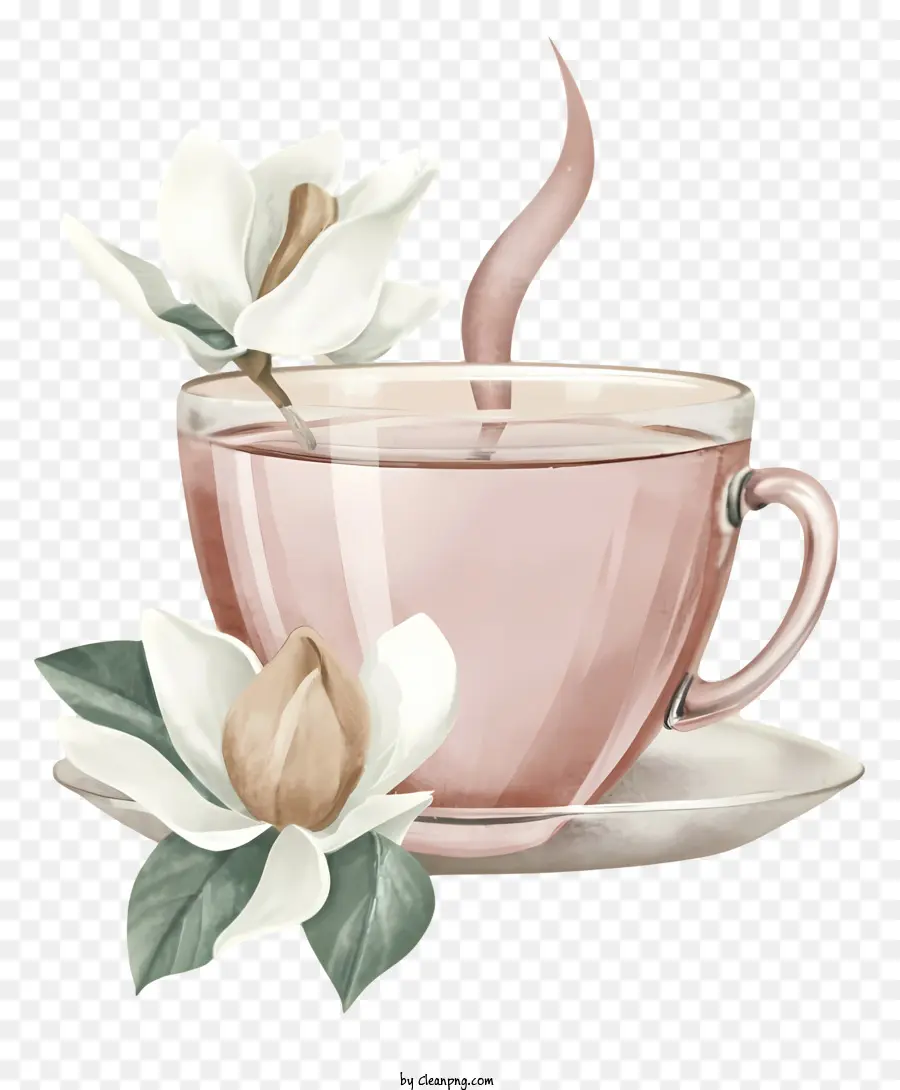 Taza De Té Rosa，Taza De Te PNG