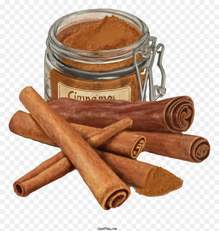 Canela En Polvo，Palitos De Canela PNG