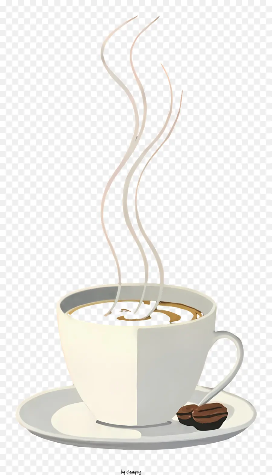 Café，De Vapor PNG