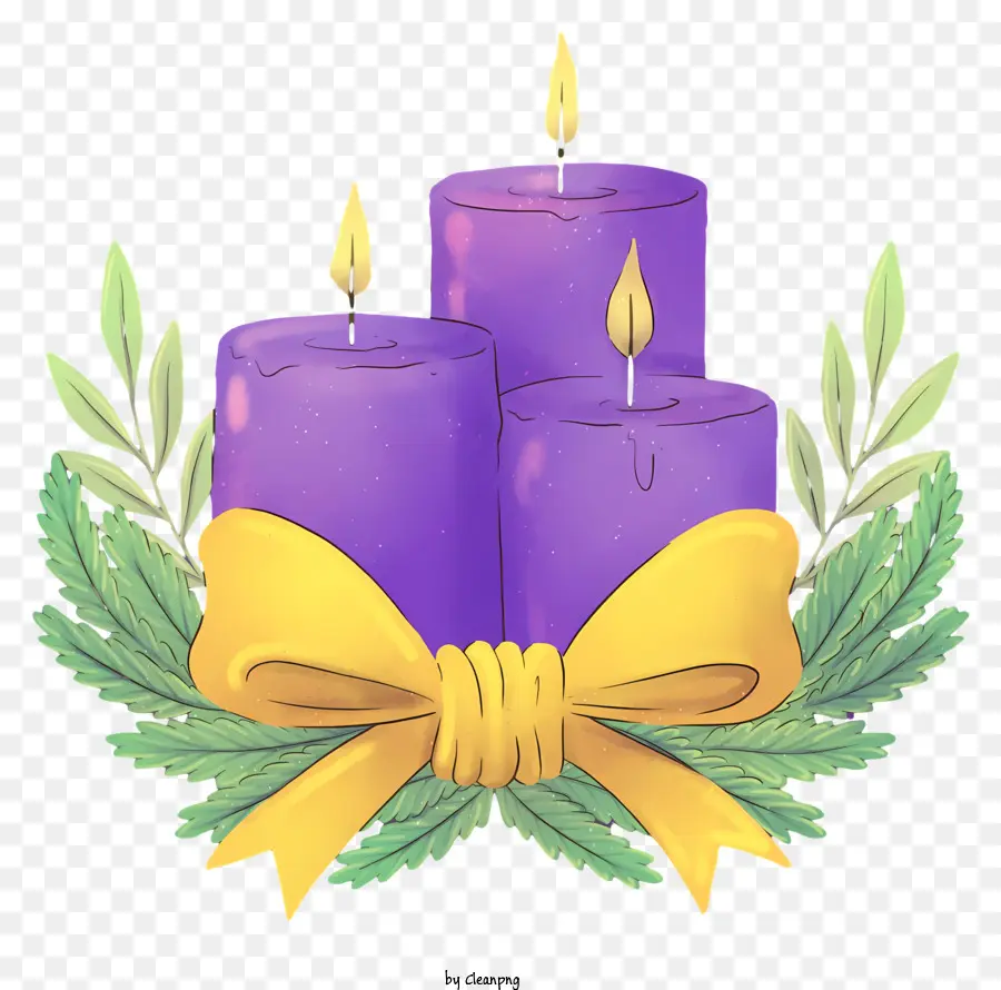 Velas Moradas，Llama PNG