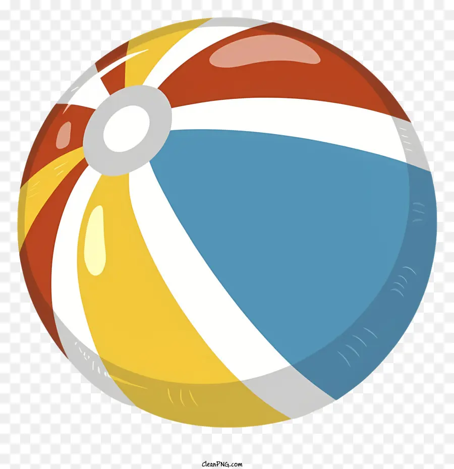 Pelota De Playa，Colorido PNG