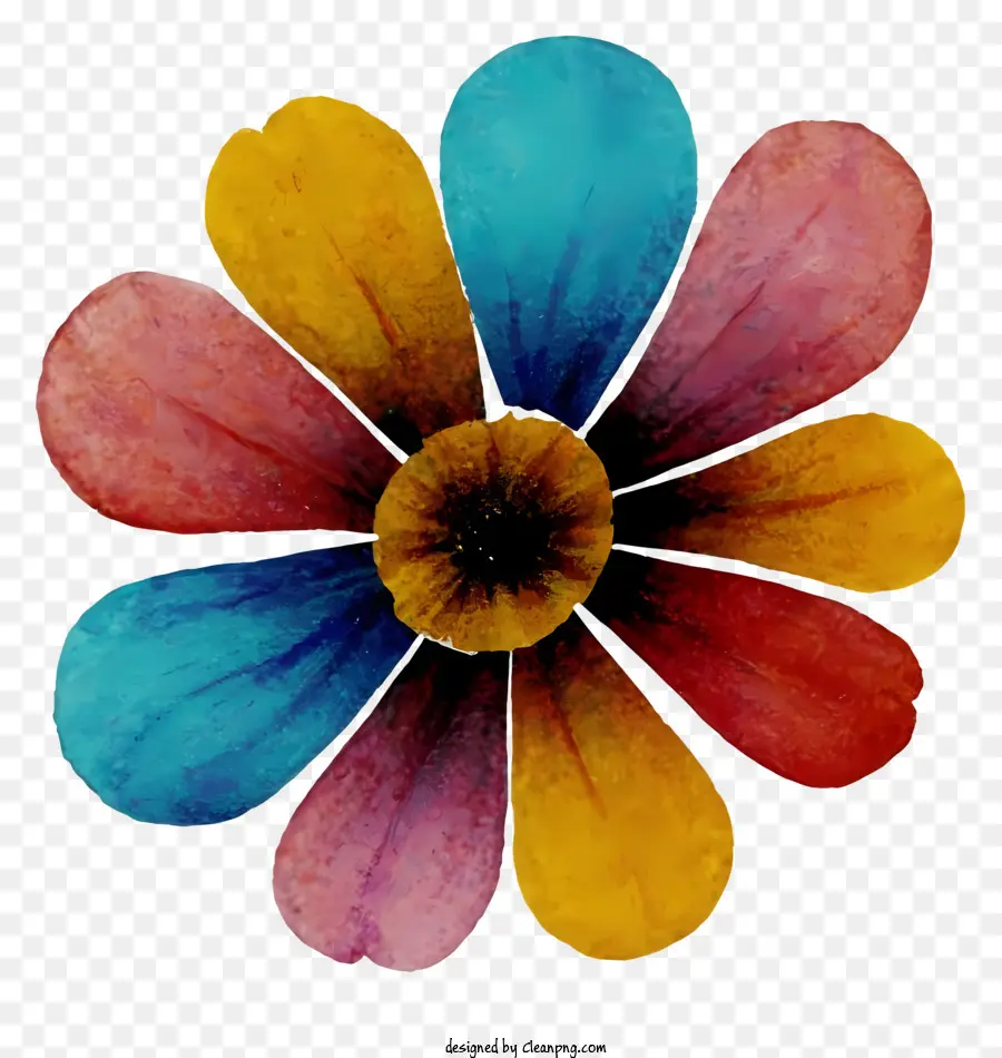 Flor Multicolor，Flor De Cera PNG